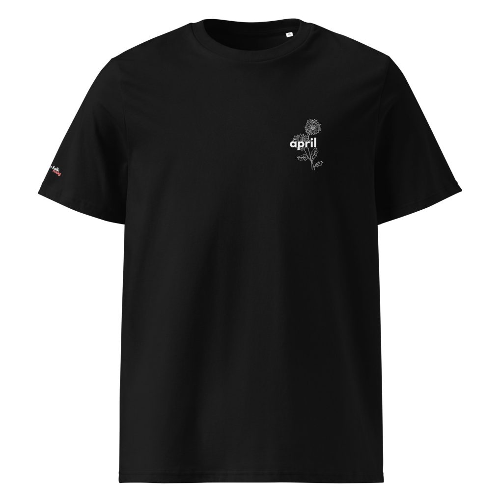 April "Daisy" Black T-shirt