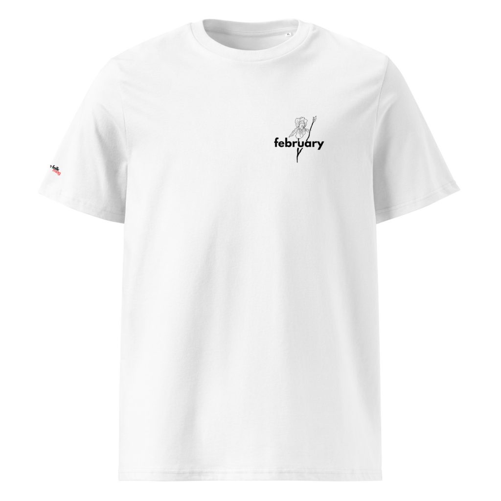 February "Iris" White T-shirt