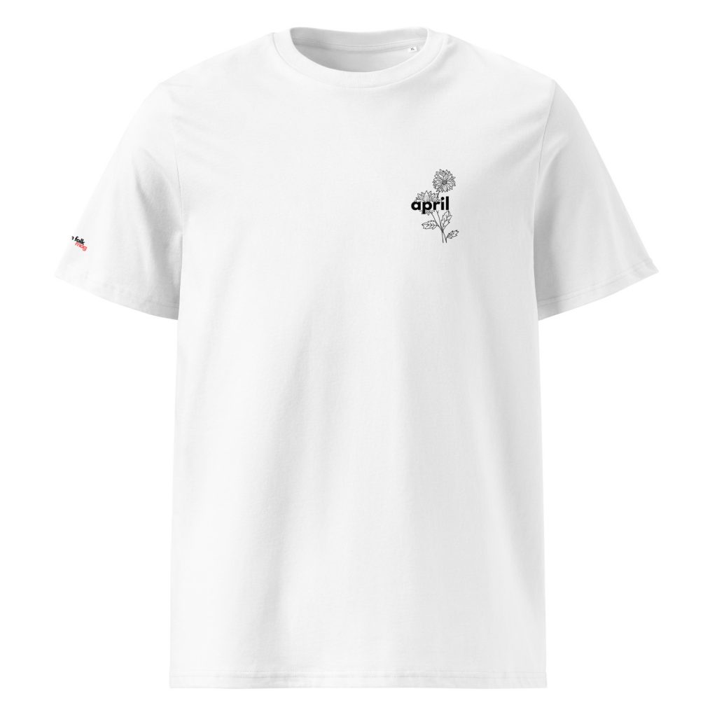 April "Daisy" White T-shirt