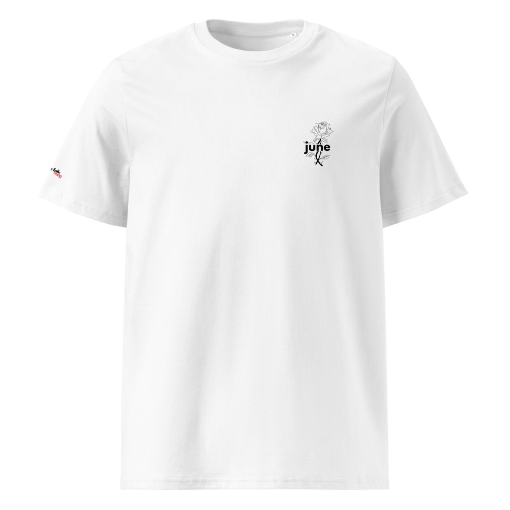 June "Rose" White T-shirt